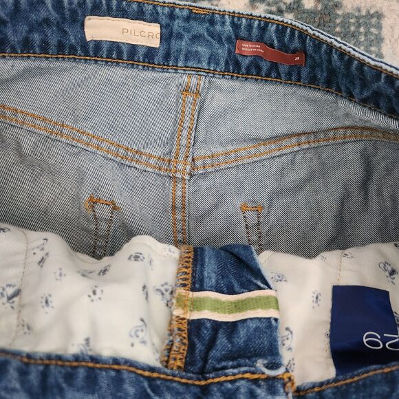 Anthropologie Pilcro Relaxed Shortie Shorts Vintage Denim Allure Womens 29 - Picture 4 of 10